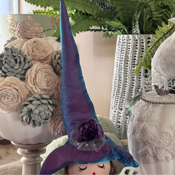 NWT! Sweetest Purple Halloween Witch Doll - Picture 5 of 8